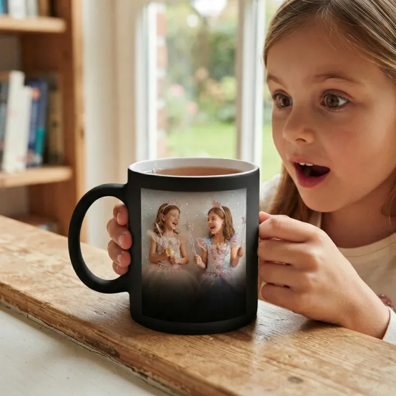 Farbwechseltasse Glitter